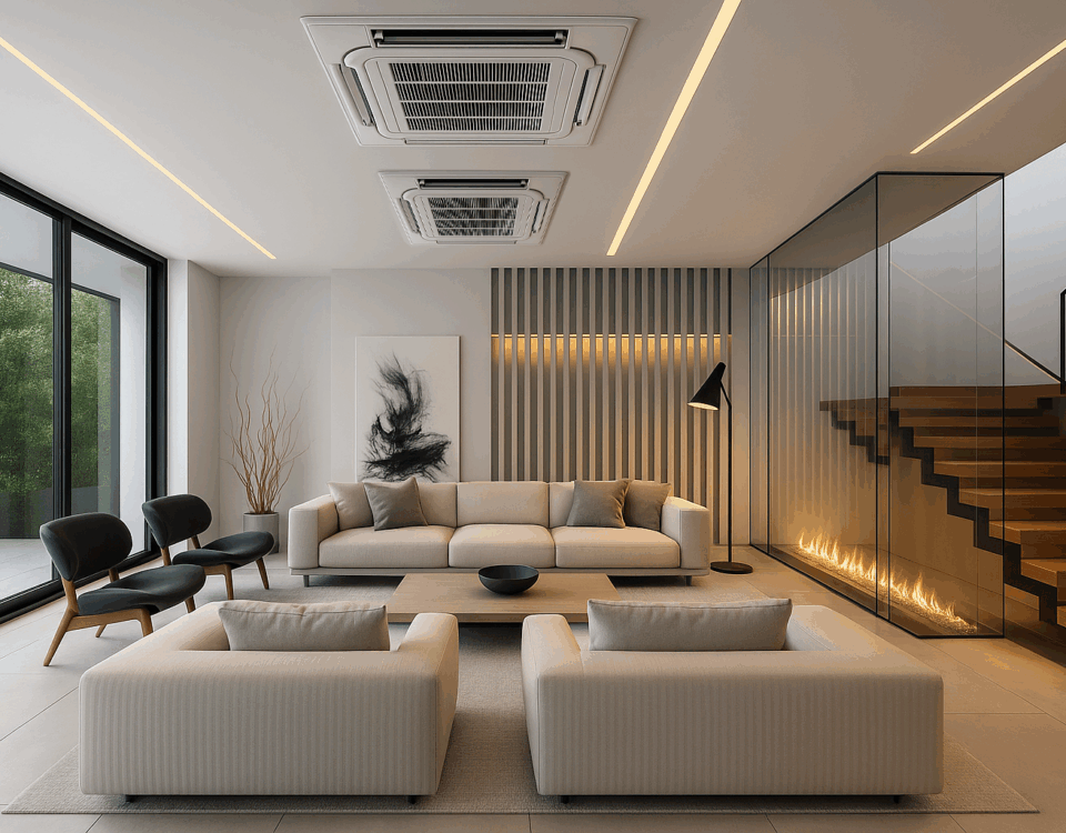 klimatyzacja kasetonowa